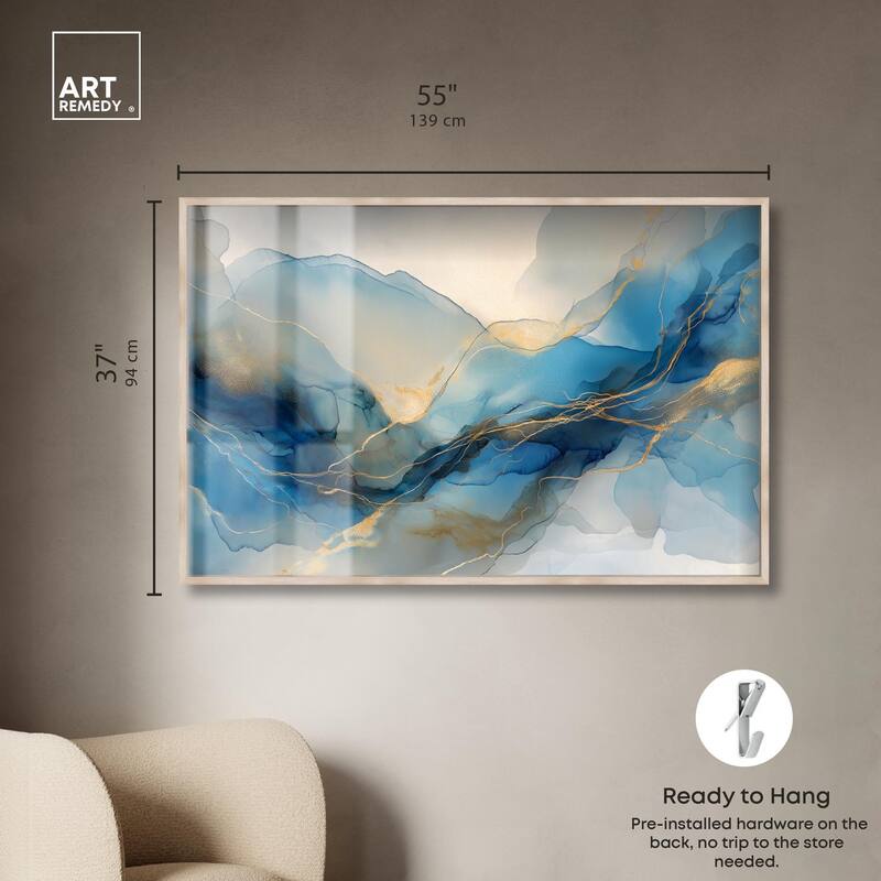 Postmodern Flow II Shadowbox by Art Remedy
