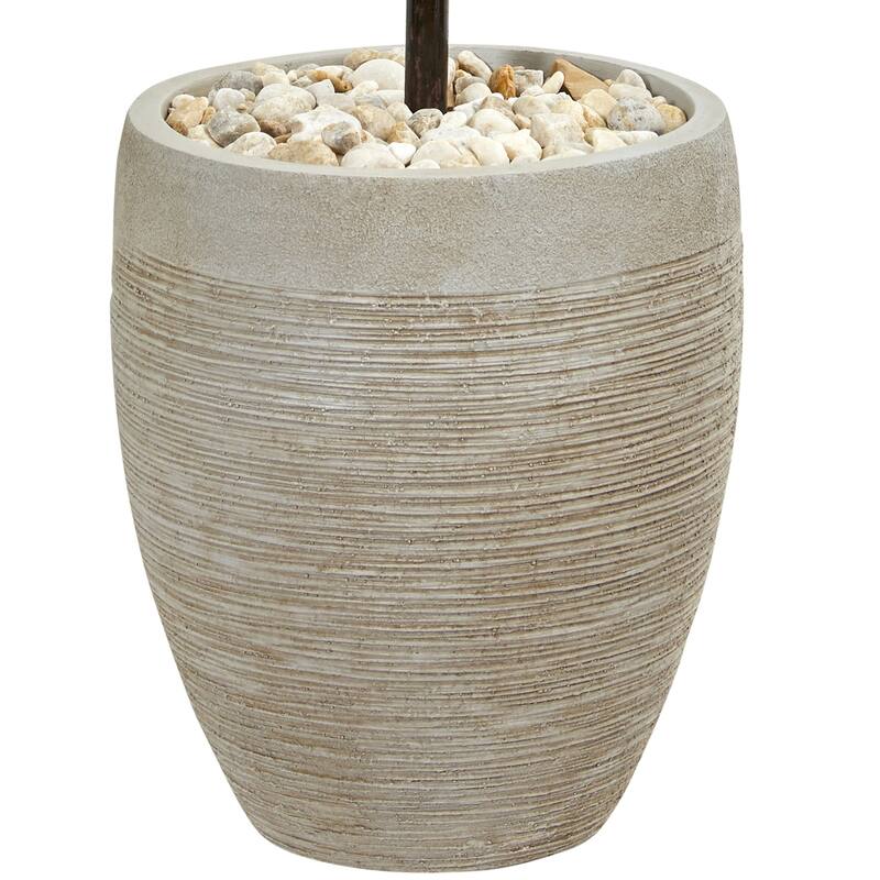 3ft Boxwood Ball Topiary Artificial Tree in Oval Planter with UV Resistant Lifelike Green Foliage for Home or Office