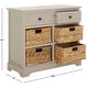 preview thumbnail 6 of 73, SAFAVIEH Cape Cod 6-Drawer Storage Unit - 30" W x 13" D x 28" H