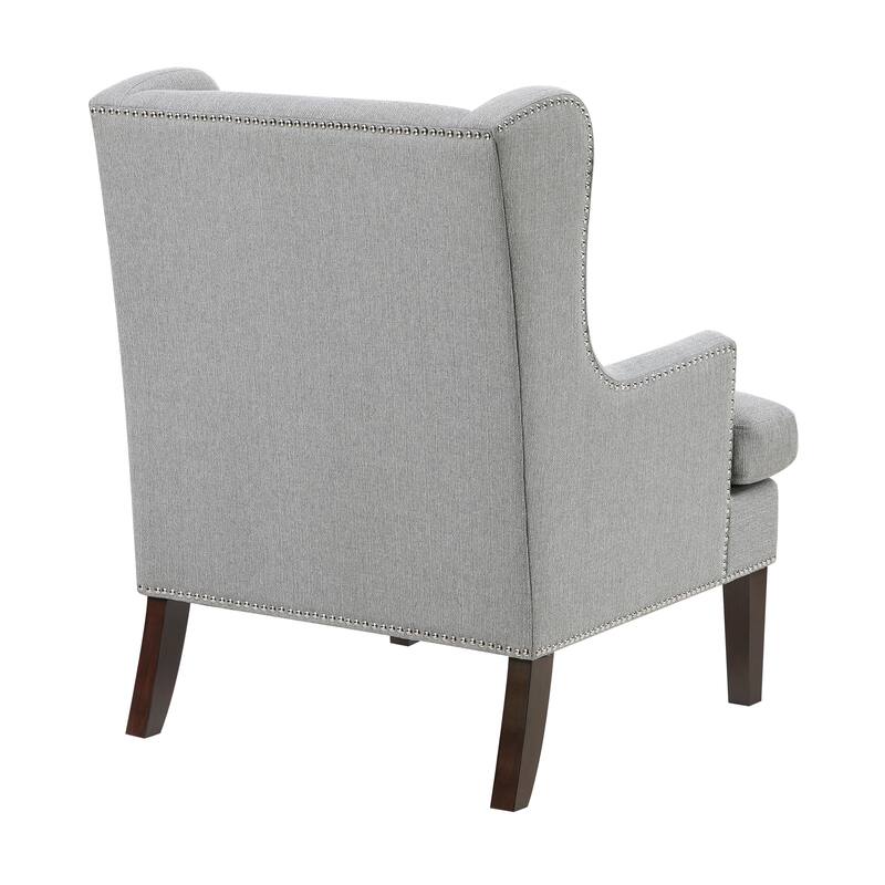 LaFollette 29" Textured Accent Chair - Nailhead Trim