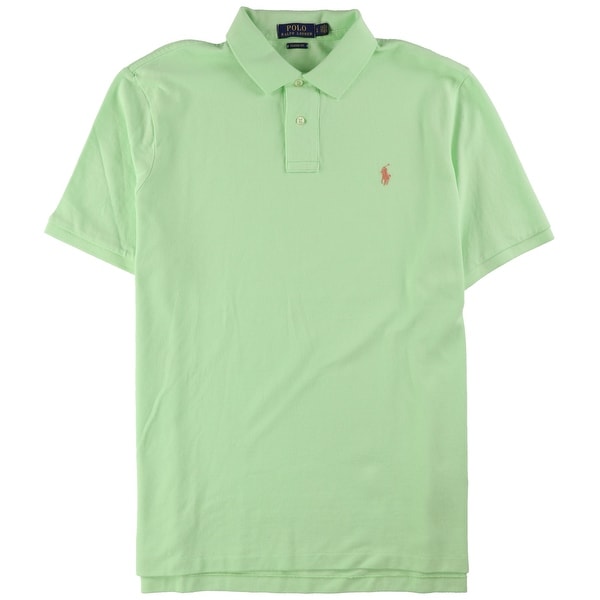 Ralph Lauren Mens Classic Fit Mesh Rugby Polo Shirt