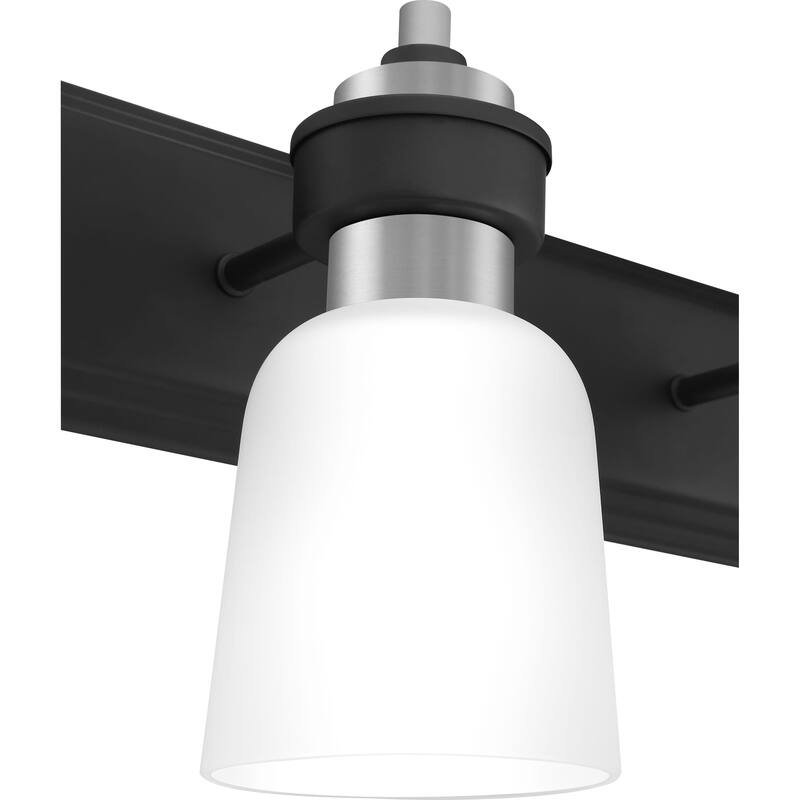 Conrad 4-Light Bathroom Vanity Light in Brushed Nickel