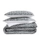 preview thumbnail 6 of 6, Brooklyn Loom Honey Waffle 3 Piece Comforter Set Grey - Full - Queen