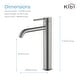 preview thumbnail 18 of 24, Luxury Solid Brass Single Hole Bathroom Vessel Sink Faucet