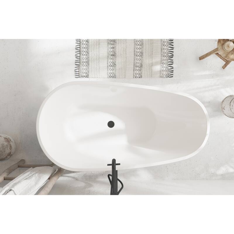 Hillary Bathtub in Glossy White
