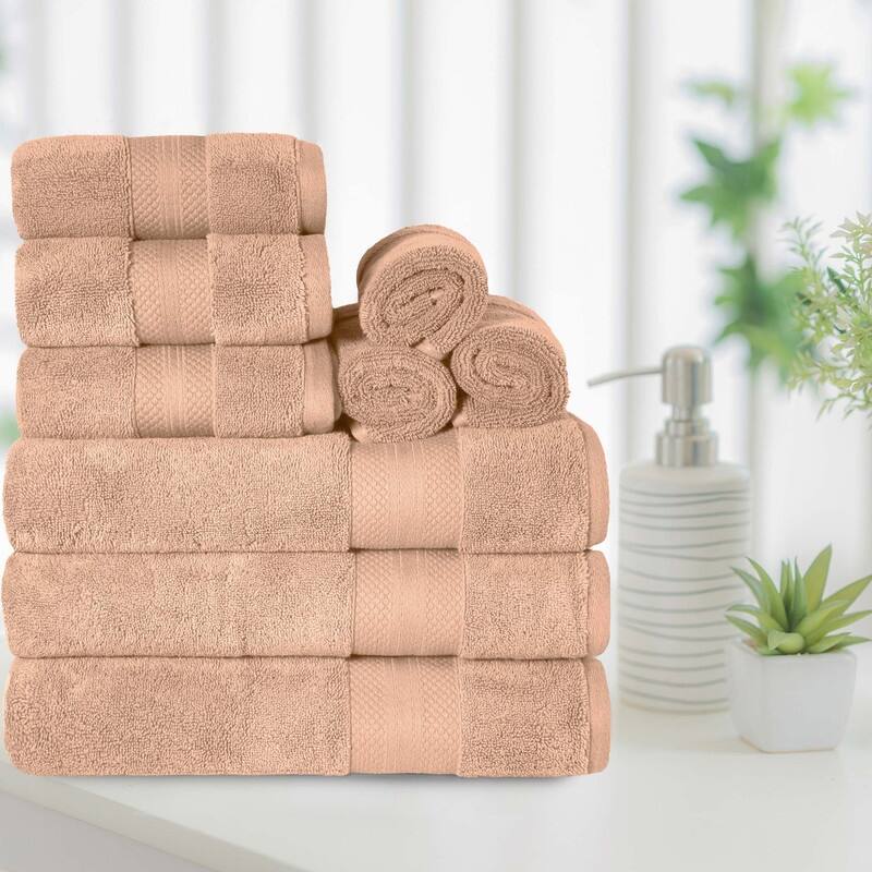 Blue Nile Mills Rio Turkish Cotton 9 Piece Towel Set