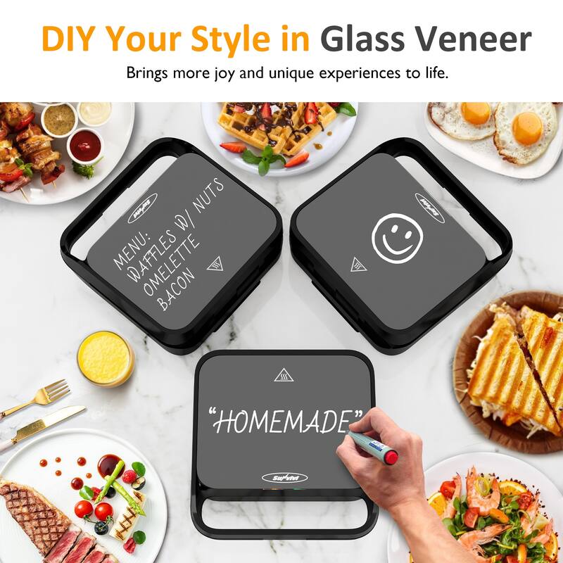 850W 3 in 1 Sandwich Maker - N/A