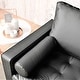 preview thumbnail 21 of 19, US Pride Faux Leather Mid-century Modern Sofa