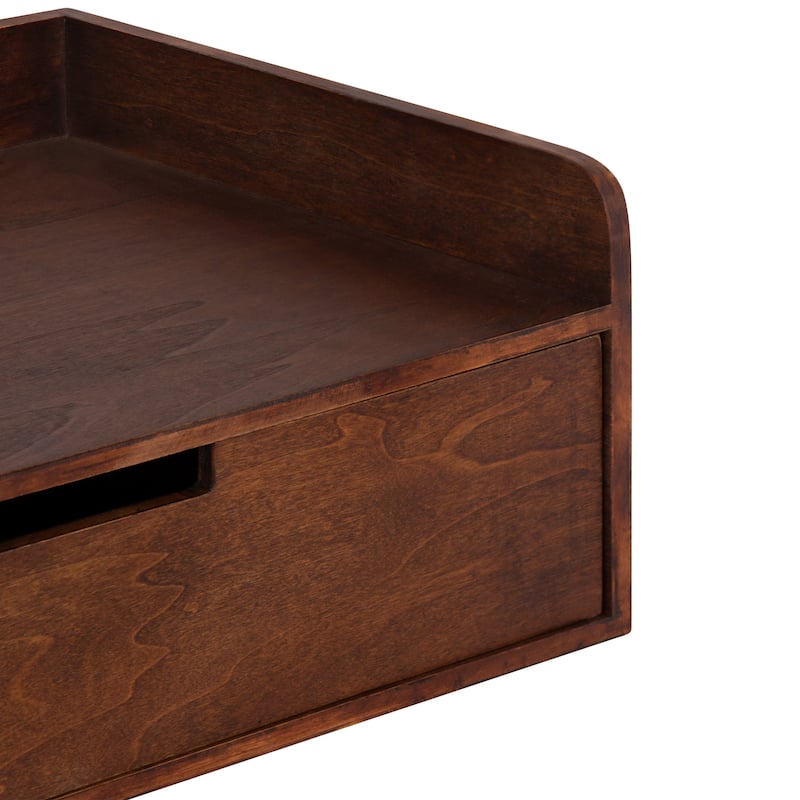 Kate and Laurel Kitt Premium Sold Wood Floating Shelf Side Table