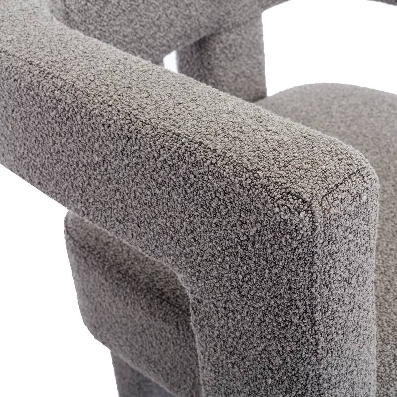 Fabric Upholstered Accent Dining Chair for Kitchen 2PCS