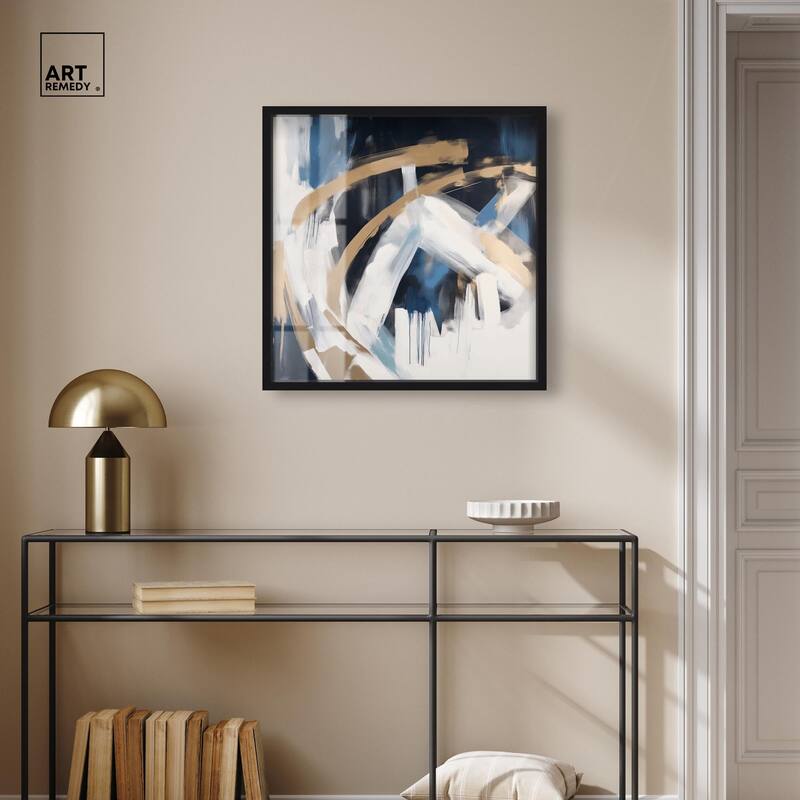 Golden Vortex II Shadowbox by Art Remedy