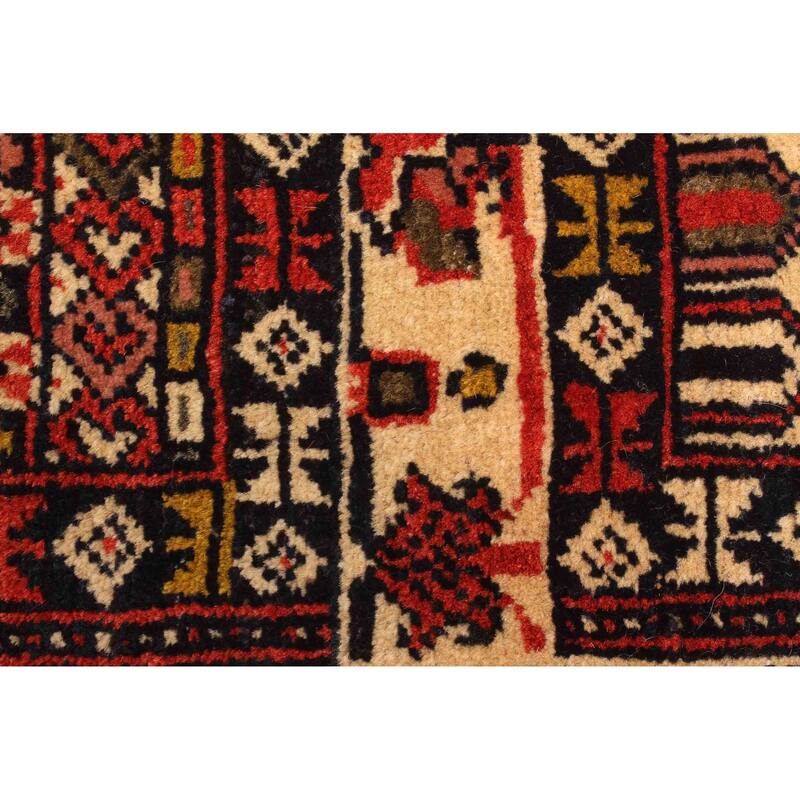 ECARPETGALLERY Hand-knotted Teimani Beige Wool Rug - 2'8 x 4'5