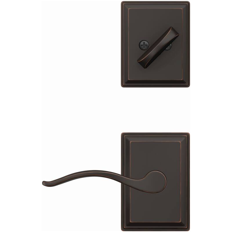 Schlage FC94-PEN-GDV Custom Interior Only Non-Turning One-Sided Dummy