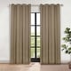preview thumbnail 63 of 68, Superior Shimmer Washable Room Darkening Curtains, Set of 2 Panels 52" x 108" - Olive Green