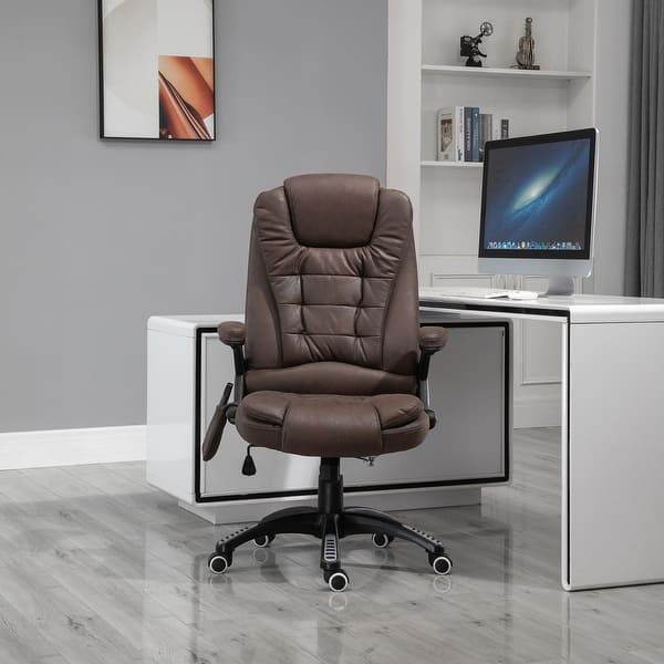 Vinsetto Ergonomic Chair, 6 Point Vibrating Massage Office High Back Chair
