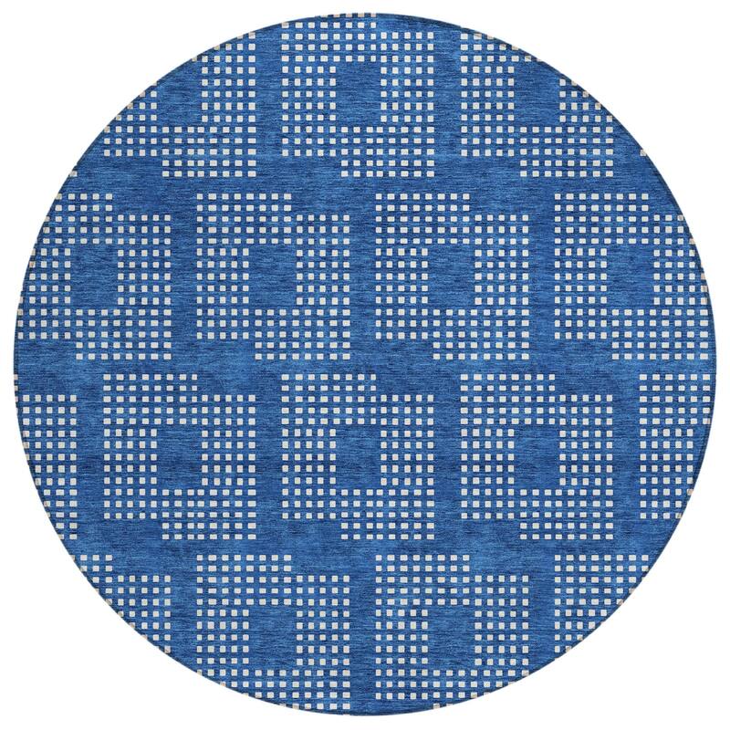 HomeRoots Geometric Transitional Rectangle Outdoor Rug