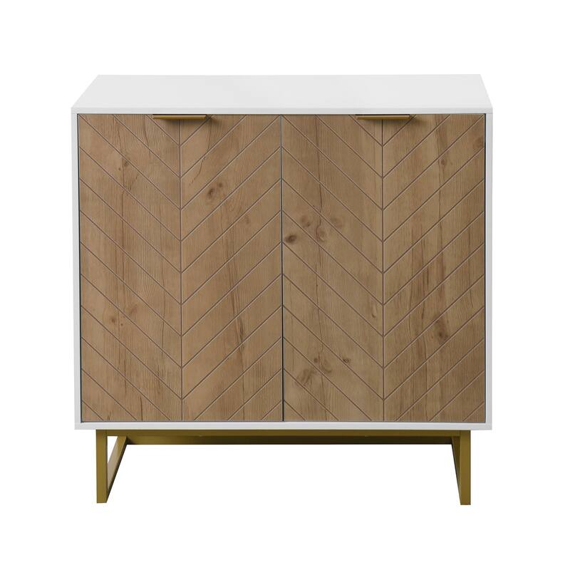 Storage Cabinet with 2 Doors, Kitchen Buffet Cabinet with Storage