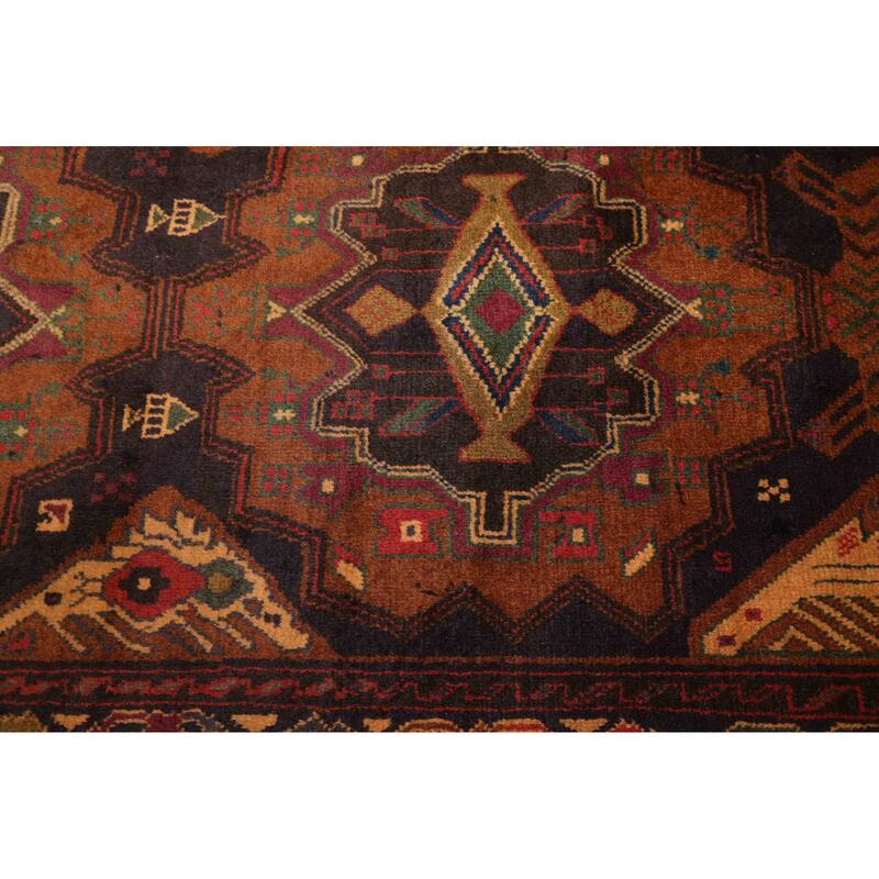 ECARPETGALLERY Hand-knotted Teimani Brown Wool Rug - 3'8 x 6'1