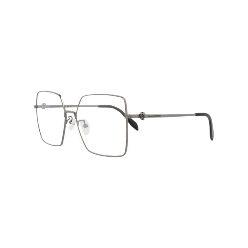 Alexander McQueen Square-Frame Metal Optical Frames