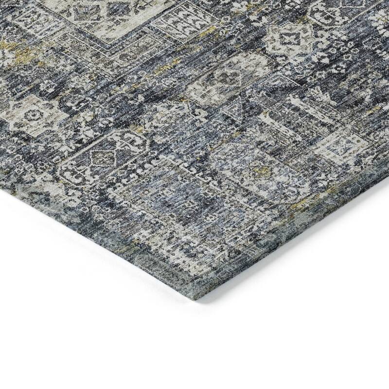 HomeRoots Oriental Transitional Rectangle Outdoor Rug