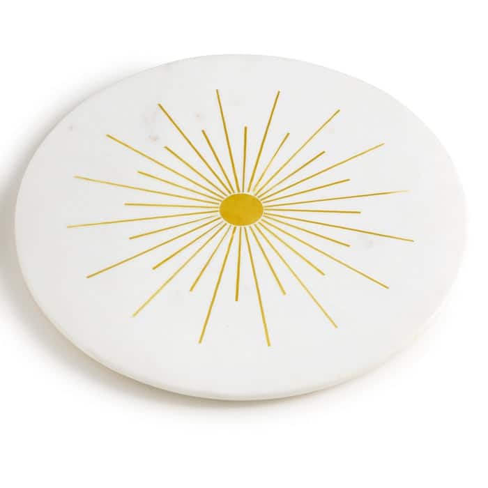 Sunshine Marble Lazy Susan 16"