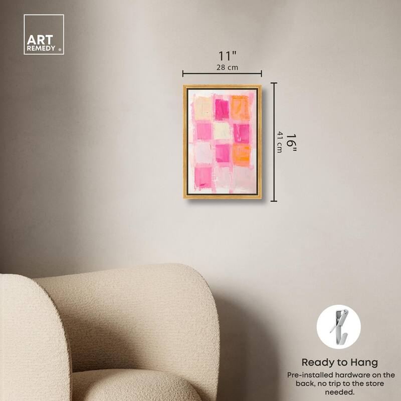 Color Squares I Canvas by Art Remedy