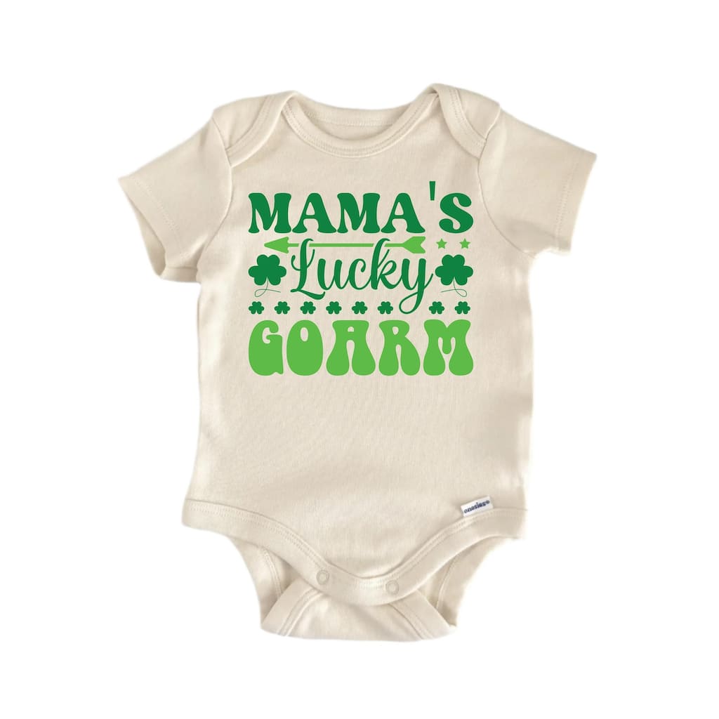 Mamas Lucky Charm St. Patrick's Day - Baby Boy Girl Clothes Infant Bodysuit Funny Cute