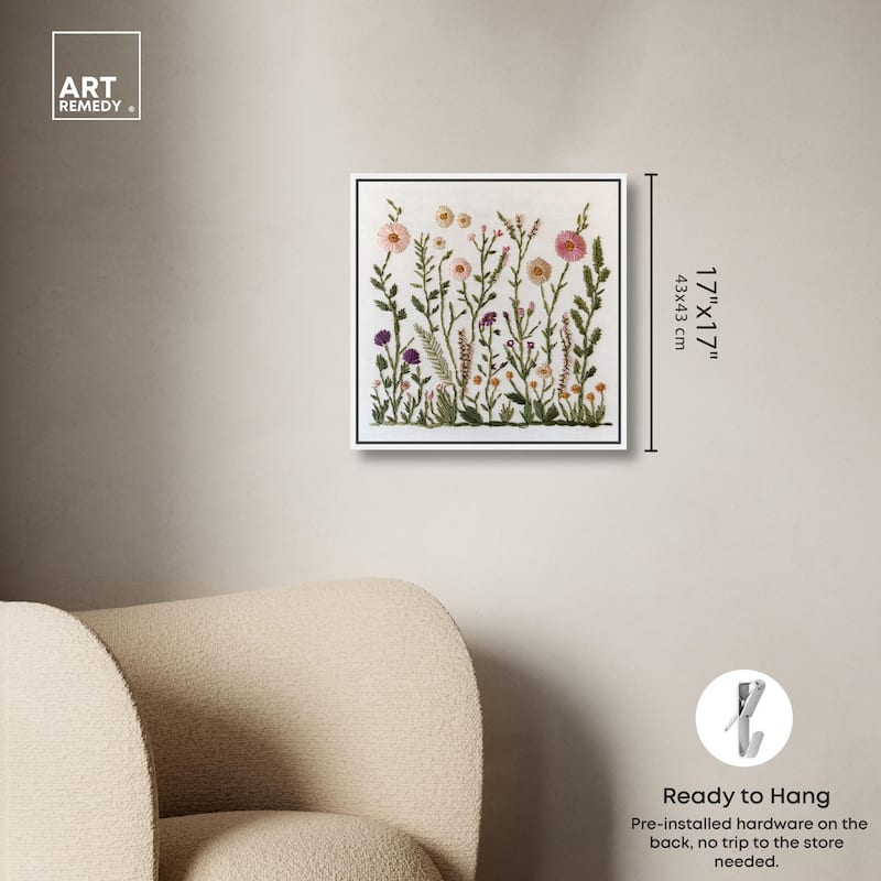 Wildflower Patch III Canvas by Art Remedy