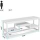TV Stand for TVs up to 65 Inch, 3-Tier TV Console Table Entertainment Center with Storage, Steel Frame, for Living Room, Bedroom