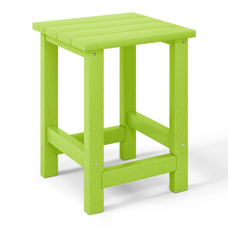 Laguna Kids Outdoor Poly Adirondack Chair With Side Table 2-Piece Set