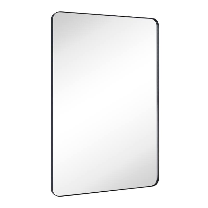 TEHOME Kengston Modern & Contemporary Rectangular Bathroom Vanity Mirror - 30'' x 48'' - Black