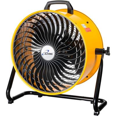 iLiving 18 in. Low Noise Turbo Fan 4100 CFM 3-Speed Portable Air Circulator for Shop, Office, Greenhouse, Home and Warehouse
