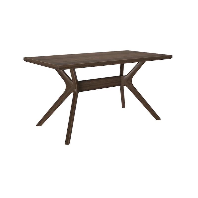 Plank and Beam Verso Cross Leg Rectangular Dining Table - 60"