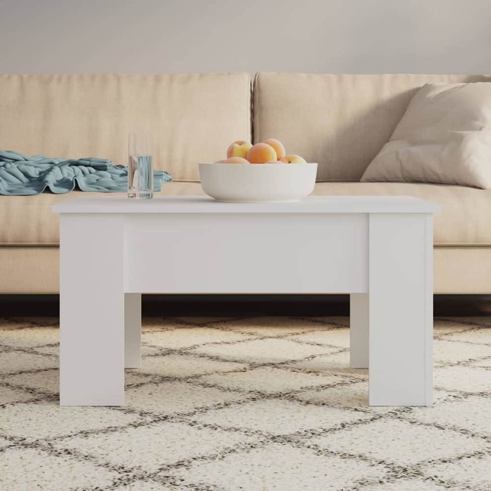 vidaXL Coffee Table Lift Top End Table Accent Side Sofa Table Engineered Wood - 31.1" x 19.3" x 16.1"