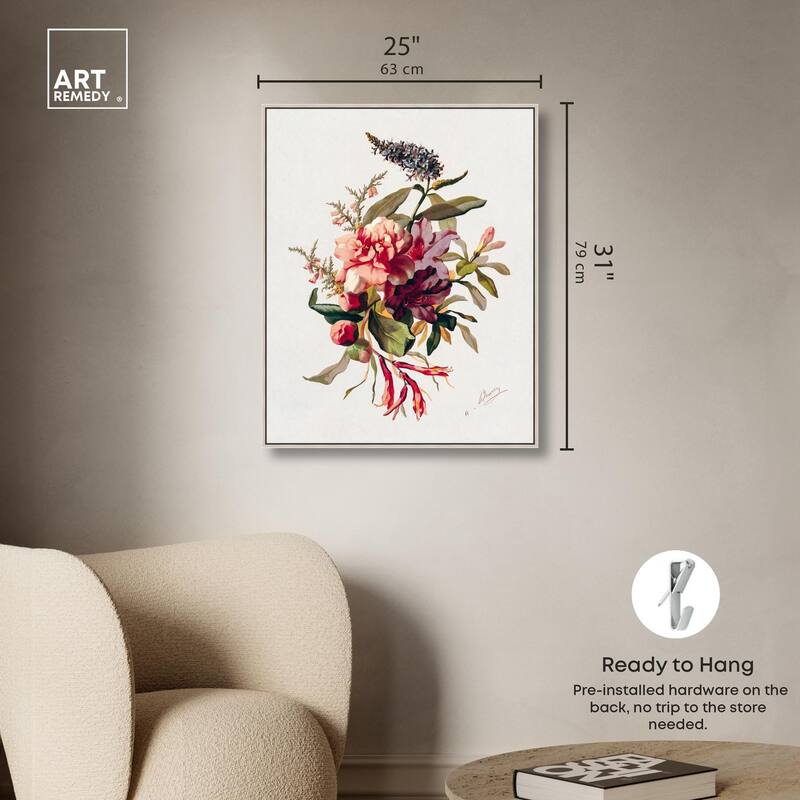 Winter-Flowering Plants Canvas by Art Remedy