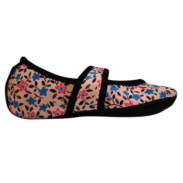 neoprene mary jane slippers