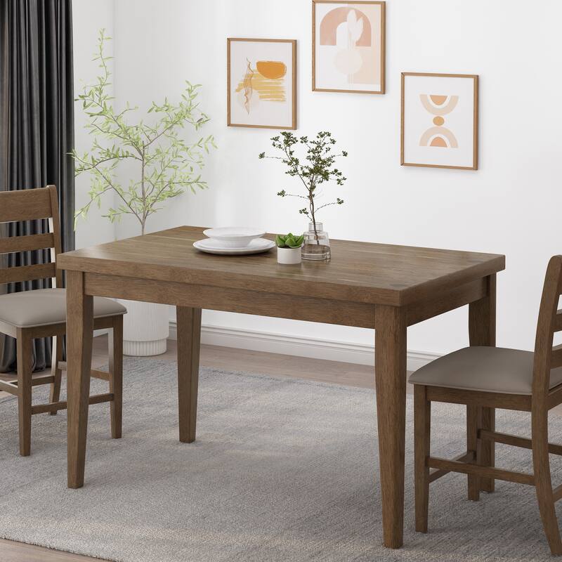 Benner Farmhouse Counter Height Wood Dining Table by Christopher Knight Home - Antique Brown