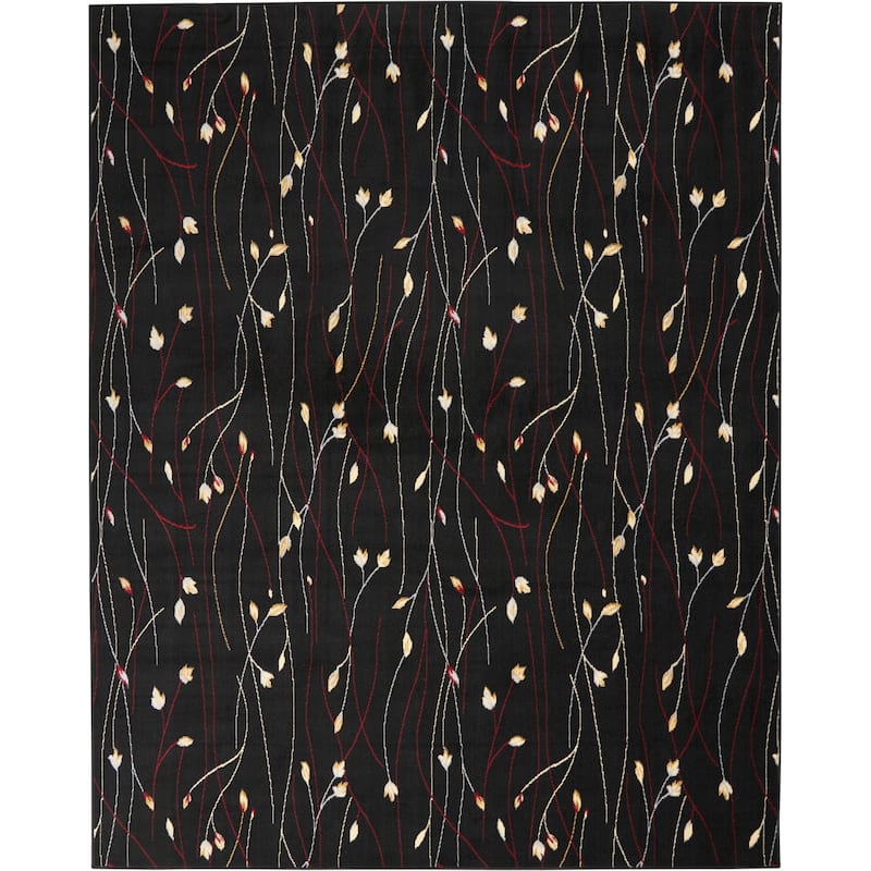 Nourison Grafix Floral Botanical Transitional Area Rug