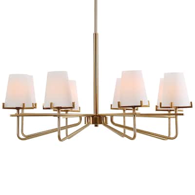 Uttermost 21382 Lassen 8 Light 36" Wide Chandelier
