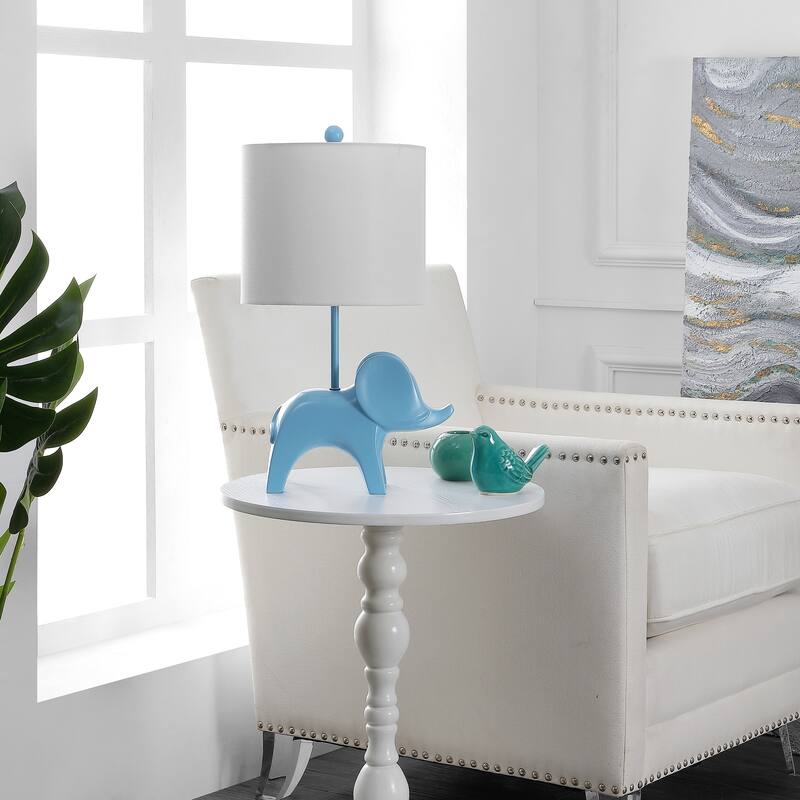 SAFAVIEH Kids Lighting Jonna 20" Elephant Lamp - 11.5"x10"x20" - 12"Wx10"Dx20"H