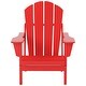 preview thumbnail 90 of 129, POLYTRENDS Laguna All Weather Poly Outdoor Adirondack Chair - Foldable (Set of 2)