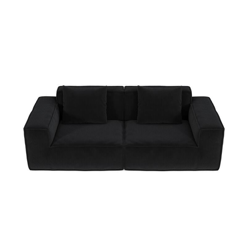 Modular Sofa Can Be Converted Into An Oversized Sofa Bed Free Conversion Sofa Set,Two Person Combination