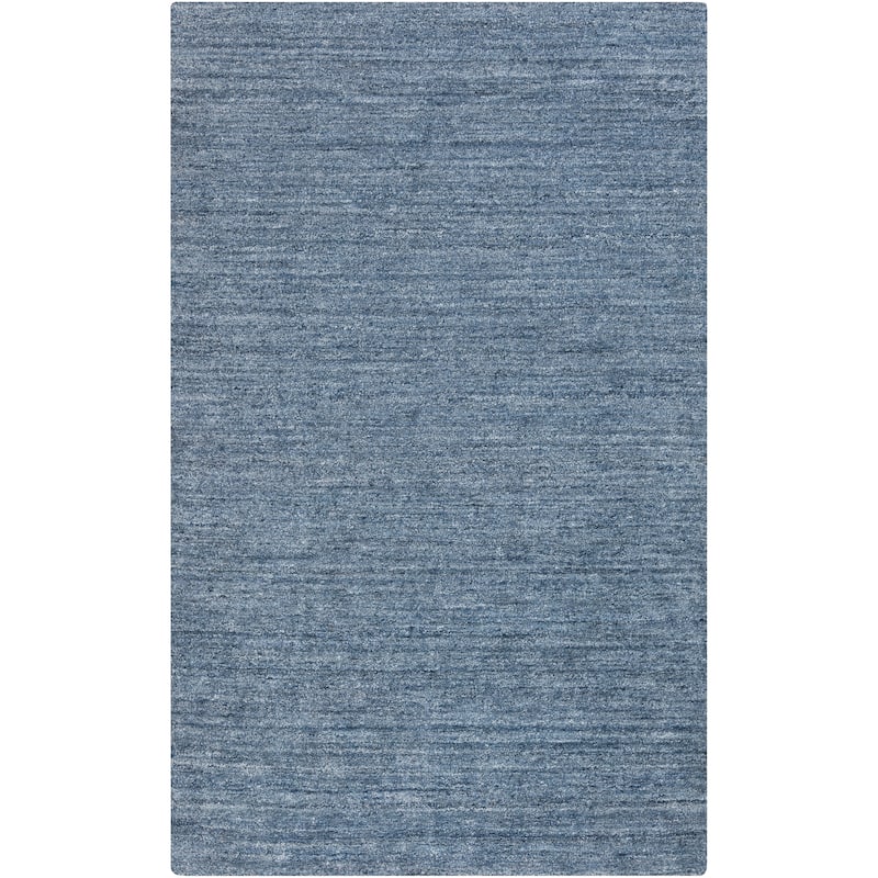 Hand-woven Dan Solid Viscose Area Rug