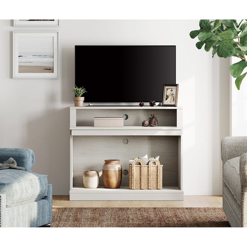 Small TV Stand for 45 Inch TV - Off White