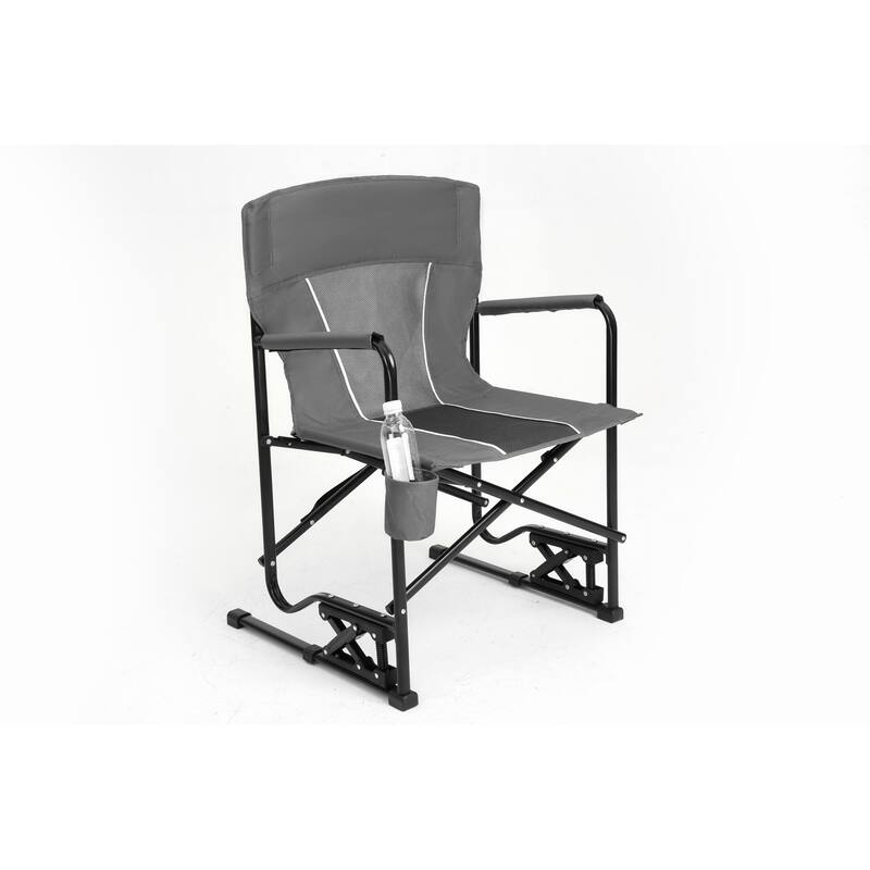 Outdoor Freestyle Rocker Camping Chair Portable Folding Rocking Chair With Solid (Excluding the table)