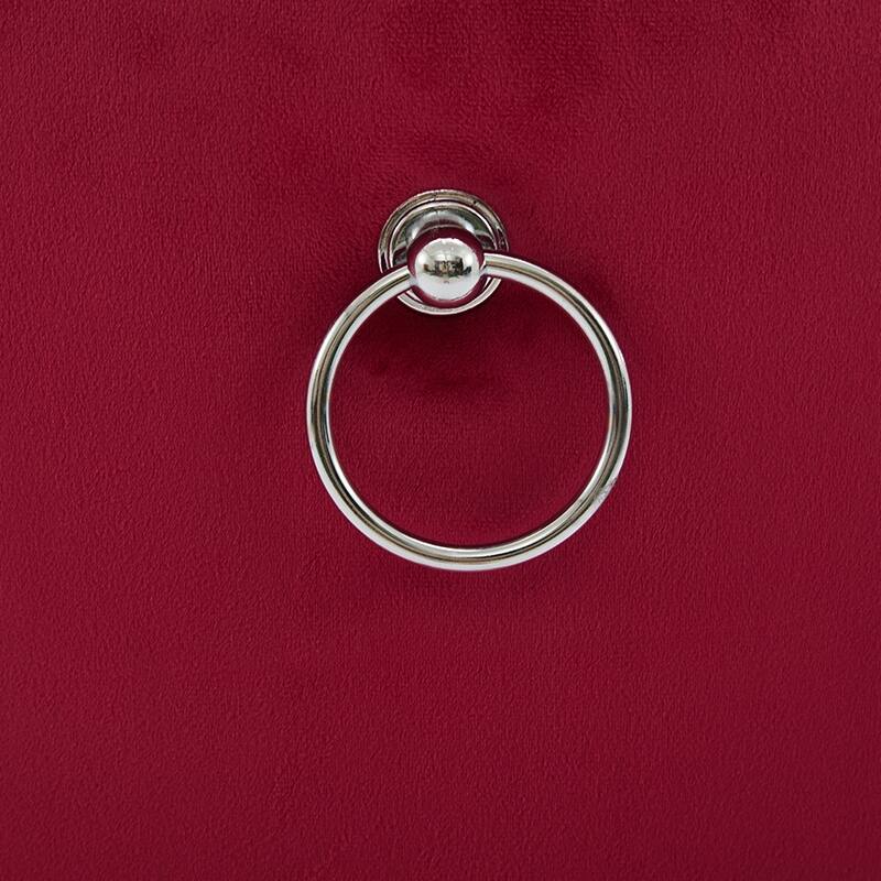 Velvet Swivel Bar Stools Set of 2, Button Tufted Bar Stools with Rivet Trim, Kitchen Stools with Metal Pull Ring & Footrest