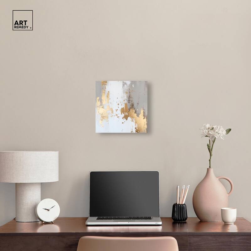 Ghostly Glimmer II Canvas by Art Remedy, Gallery Wrapped