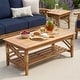 preview thumbnail 20 of 36, Cambridge Casual Carmel 5-Piece Teak Patio Conversation Set