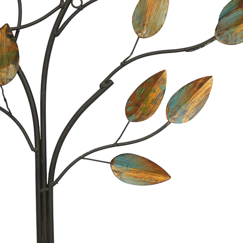 Metal Tree Wall Decor - Brown - Roche River Decor