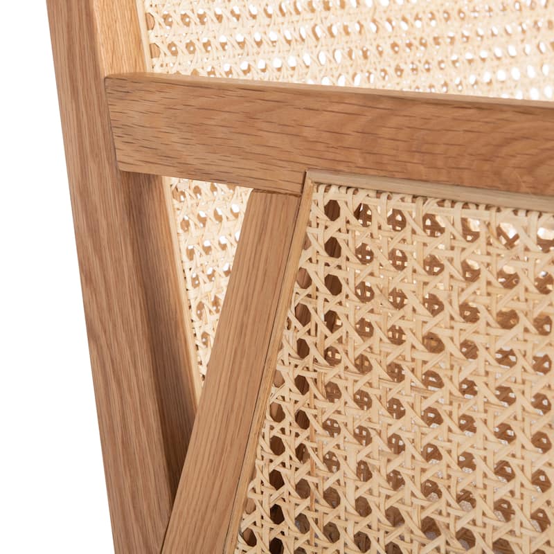 SAFAVIEH Couture Lupita Rattan Dining Chair - 21.9" W x 24.8" L x 33.9" H - 22Wx25Dx34H